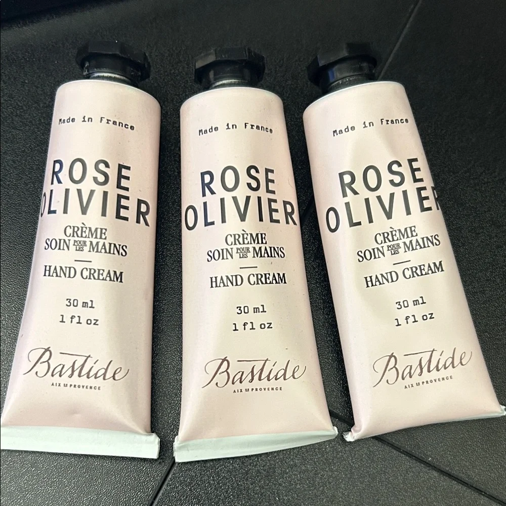 Bastide Rose Olivier Hand Cream set of 3 - Picture 1 of 2